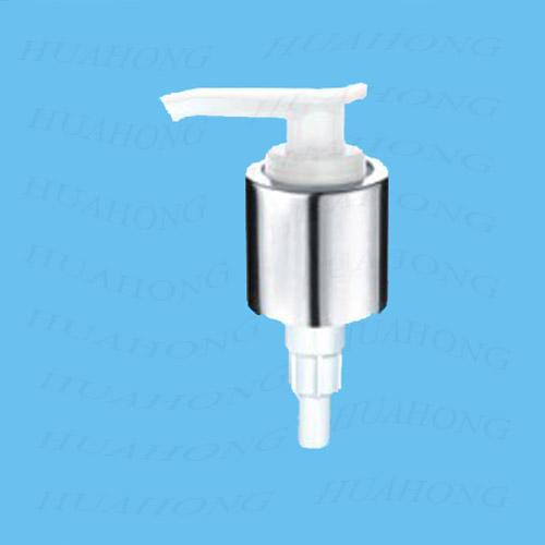 lotion pump; dispenser with sliver collar